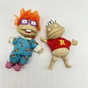 Mattel Viacom Arcotoys Rugrats Chucky Finster Pajamas & Tommy R Shirt Red‎ Toys